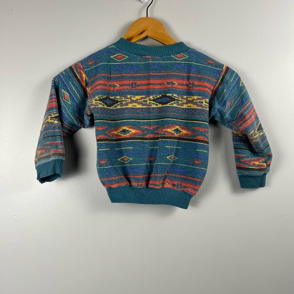 Vintage Gitano western 80s Aztec sweatshirt size 5 - Picture 5 of 5